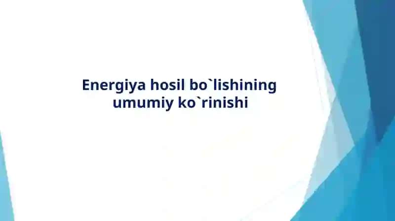 Umumiy energiya almashinuvi 3
