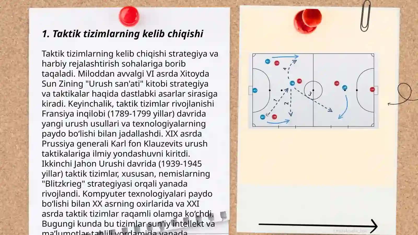 Taktik tizimlar evolyutsiyasi 3