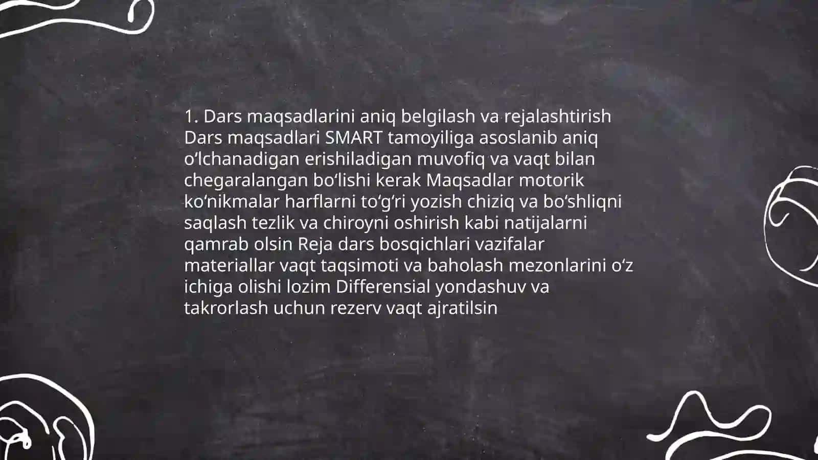 Husnixat darslarini samarali tashkil etish yo'llari 3