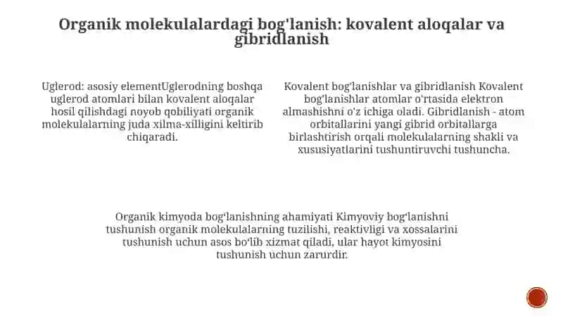 Organik Kimyo Fanining Asosiy Qonunlari Hamda Ularning Ahamiyati 3
