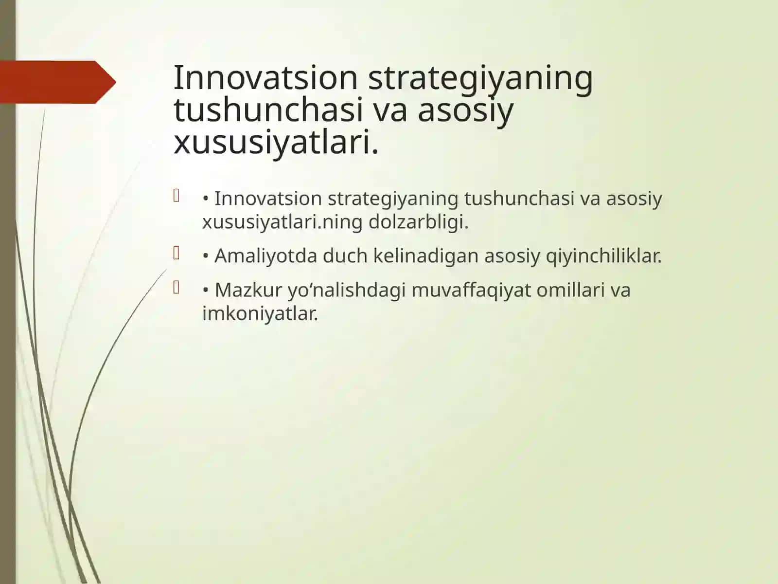 Menejment va Korporatsiyalar Innovatsion Strategiyalari 3