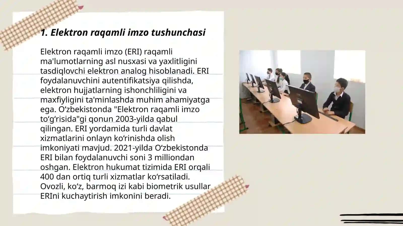 Elektron raqamli imzo va undan foydalanish texnologiyalari 3