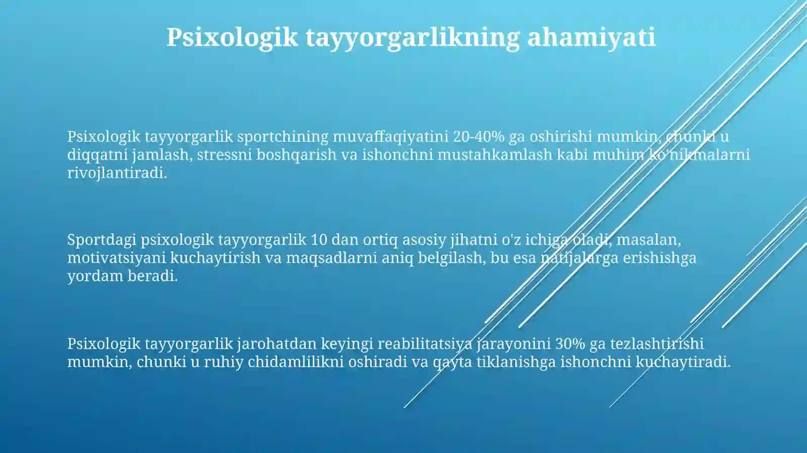 Jismoniy tayyorgarlikda psixik omillarning yoʻnaltirilganligi 3