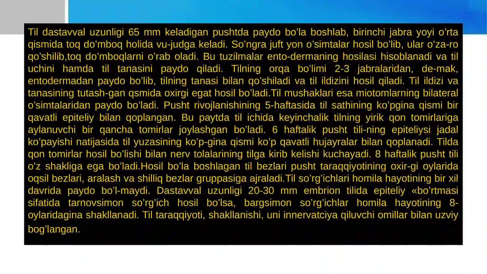 Tam bilish analizatori 3