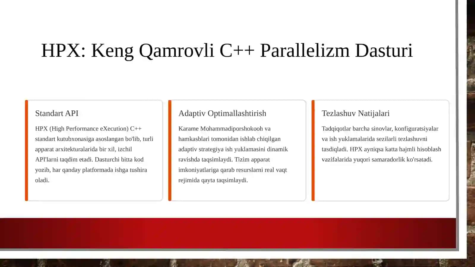 Parallel Ishlov Berish Kutubxonalari Samaradorligini Baholash 3