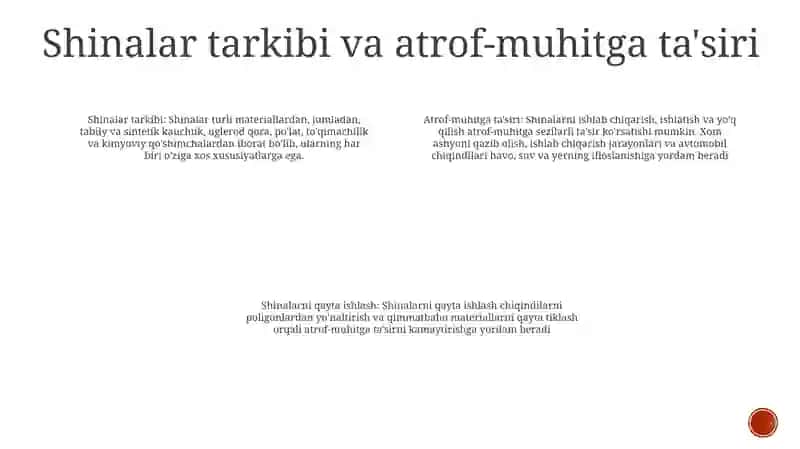 Avtomobil Shinalarini Qayta Ishlash 3