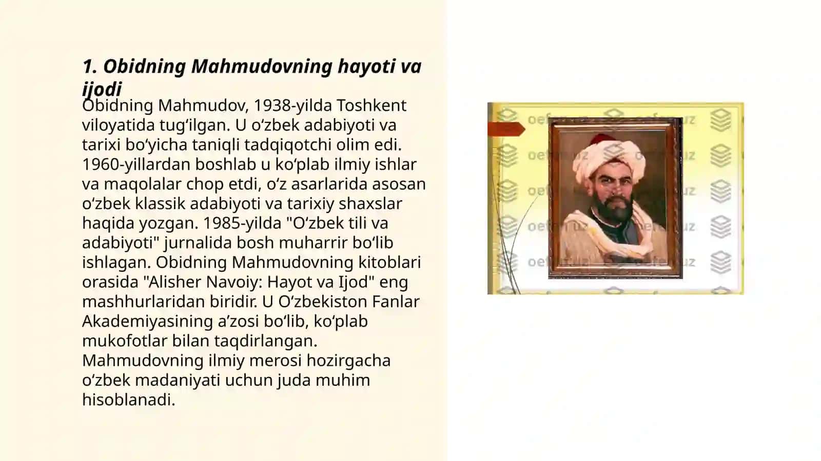 "Ota nega farzandga tanbeh beradi" 3