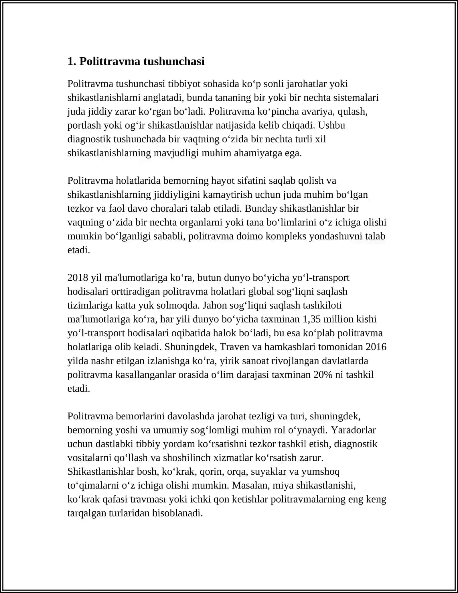 POLITRAVMADA TEKSHIRISH TAKTIKASI 3
