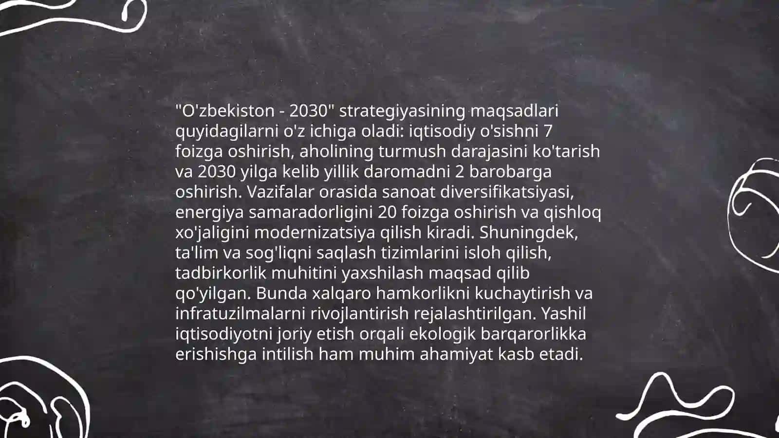 O'zbekiston - 2030 strategiyasi va Prezident Sh. Mirziyoyev asarlari asosida milliy va xorijiy tajribani qiyoslash 3