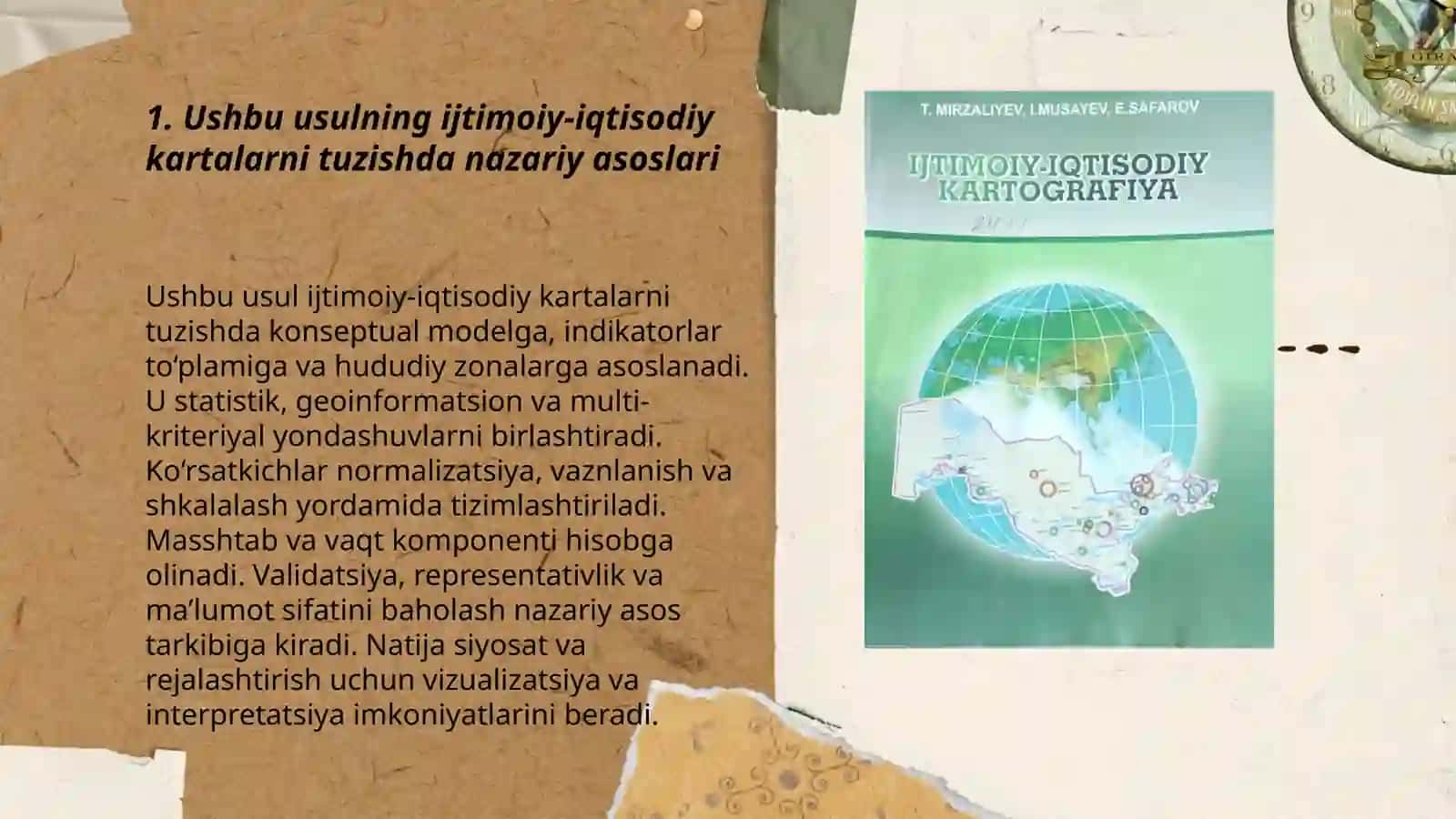 Ijtmoiy-iqtisodiy kartalarni tuzishda ushbu usulni qulanilishi 3