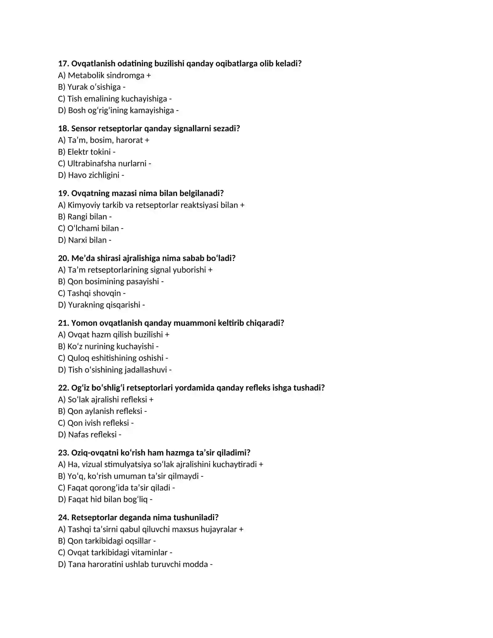 Oziq-ovqatning dinamik ta’siri 3