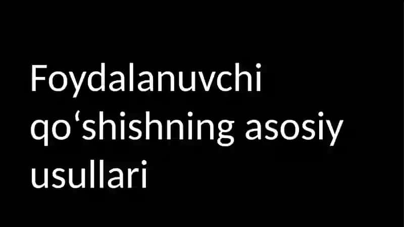 Windows operatsion tizimida foydalanuvchilar va ulaming vakolatlarini boshqarish 3
