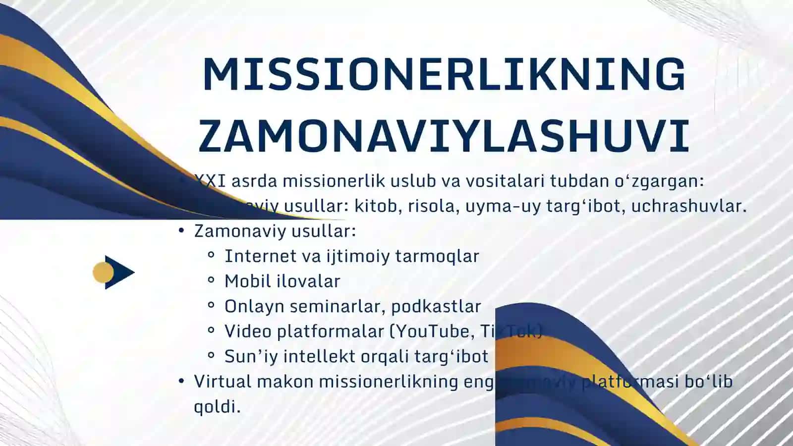missinerlik targ'ibotida uslub va vositalarning zamonavilashuvi kiber makonda mafkuraviy tahdidlar. 3