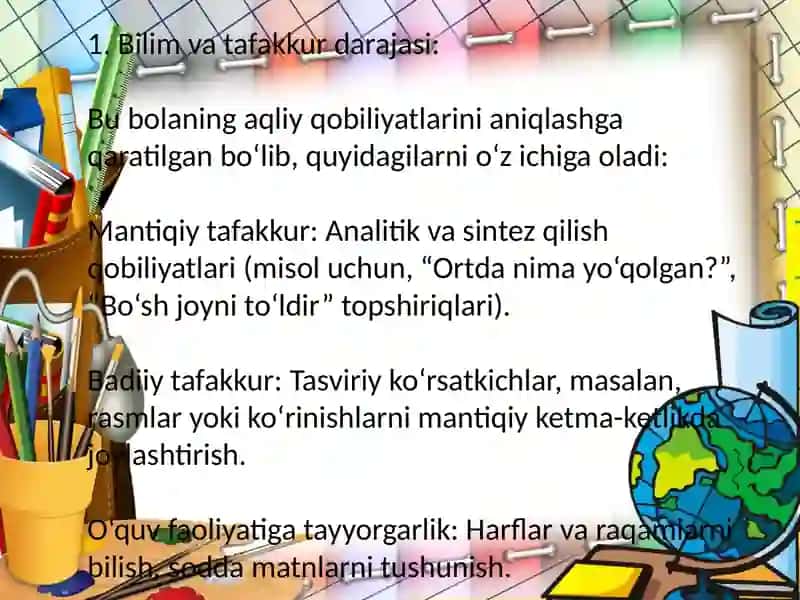 Pedagogik tekshiruv 3