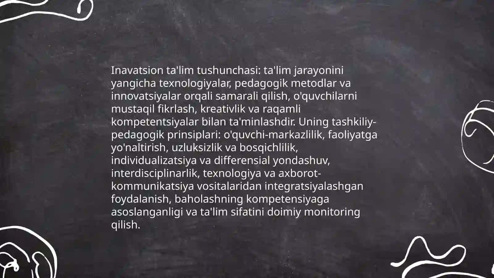 Inavatsiyon talim jarayoniga tadbiq etishning tashkiliy pedagogik asoslari 3