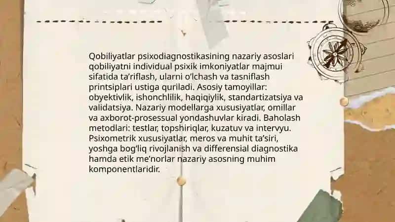 Qobiliyatlar psixodiagnostikasi 3