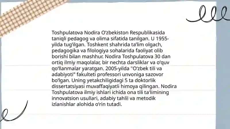 Toshpulatova Nodira 3