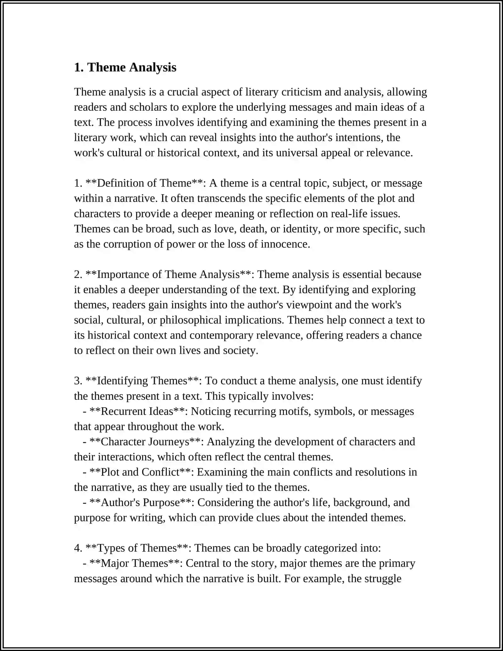 CRITICAL REVIEW OF AN EXTRACT FROM A NOVEL 3
