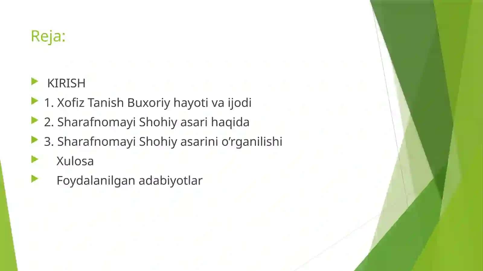 XOFIZTANISH BUXORIY “SHARAFNOMAYI SHOHIY” ASARI 3
