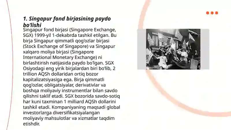 Singapore birja tarixi 3