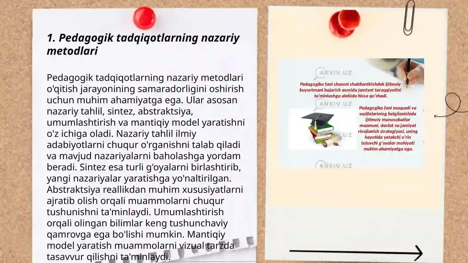 Pedagogika fan sifatida Pedagogikaning ilmiy tadqiqot metodlari 3