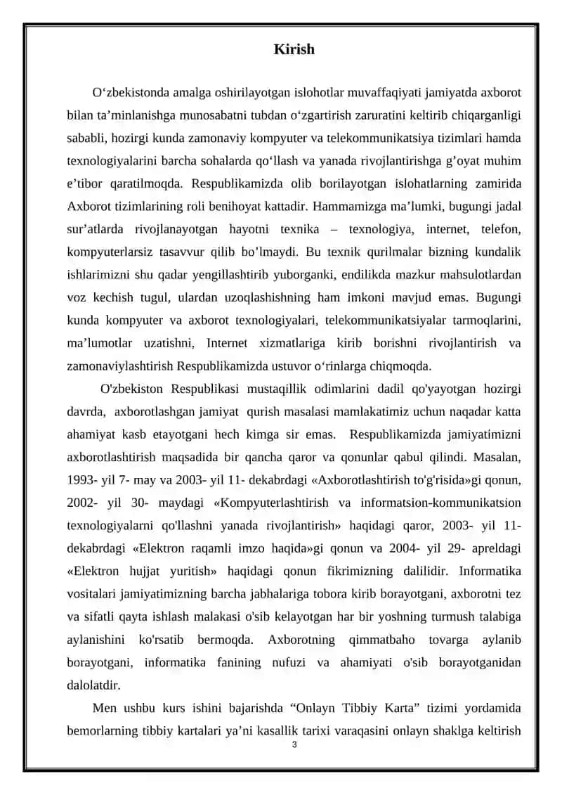 Onlayn Poliklinika. Shifokor qabuliga onlayn yozilish tizimi 3