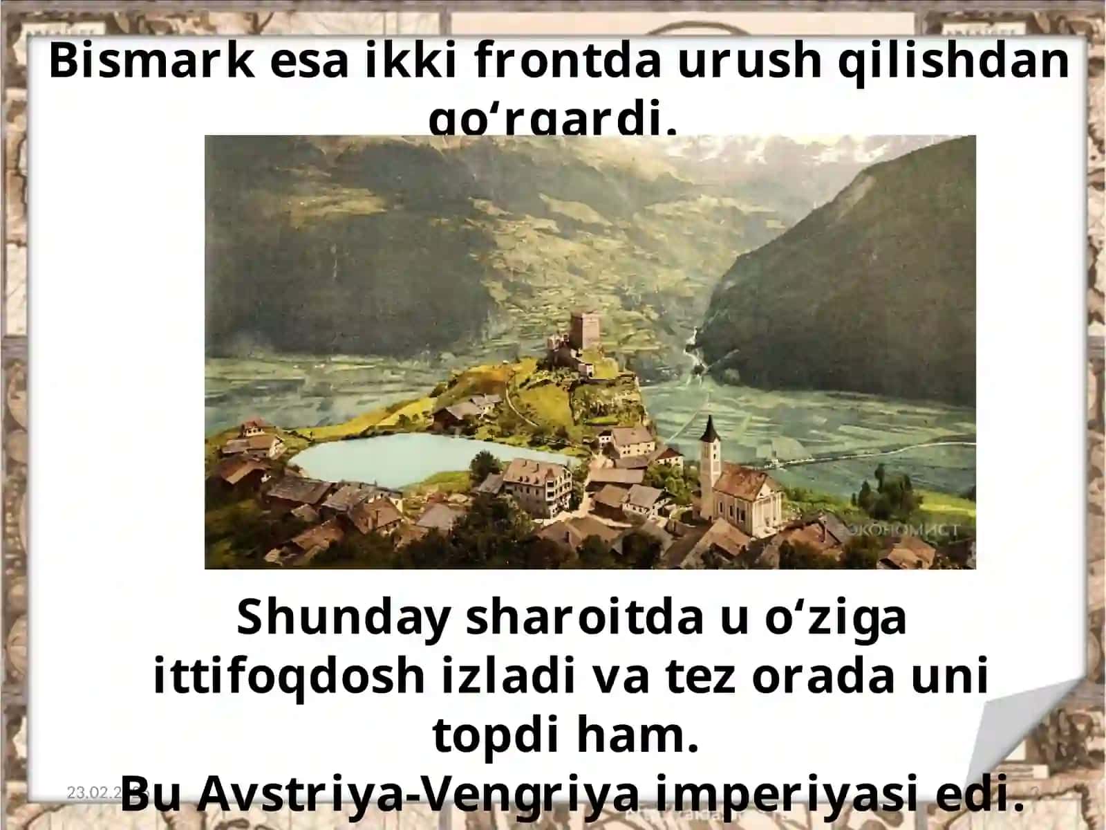 9-sinf Jahon tarixi fanidarsligi asosida 10-mavzu 3