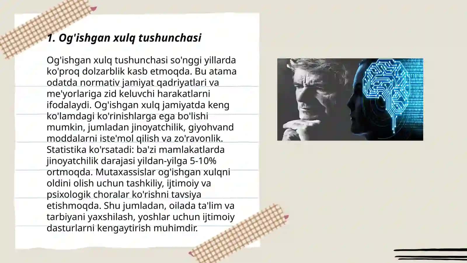 Og'ishgan xulq profilaktikasining psixologik uslublari 3