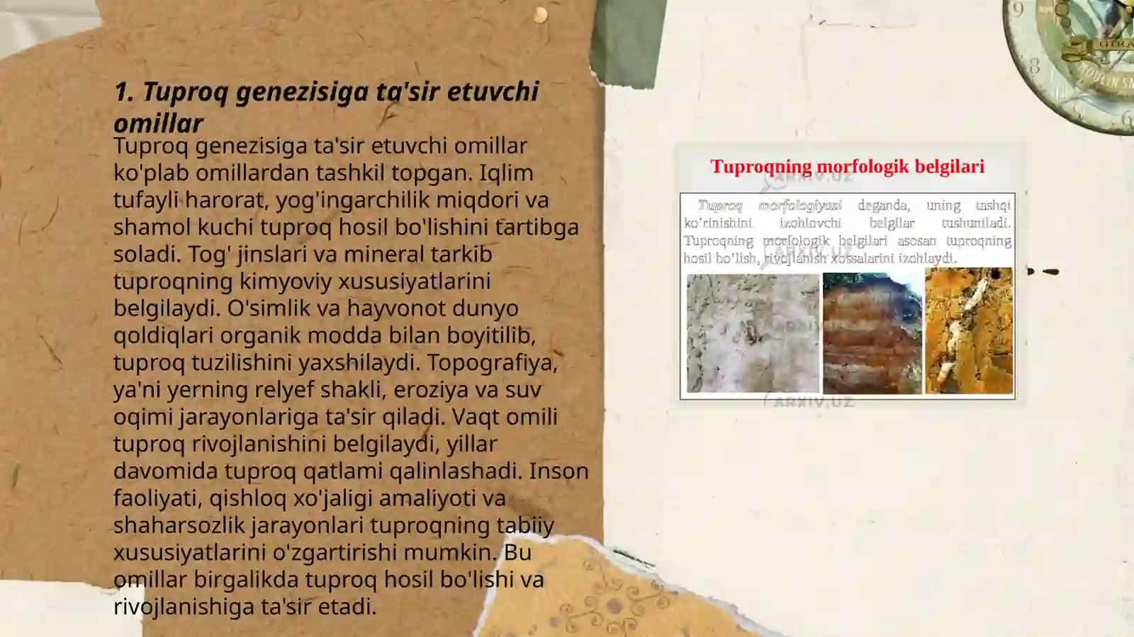 Tuproqning genezisi klassifikatsiyasi va geografiyasi 3