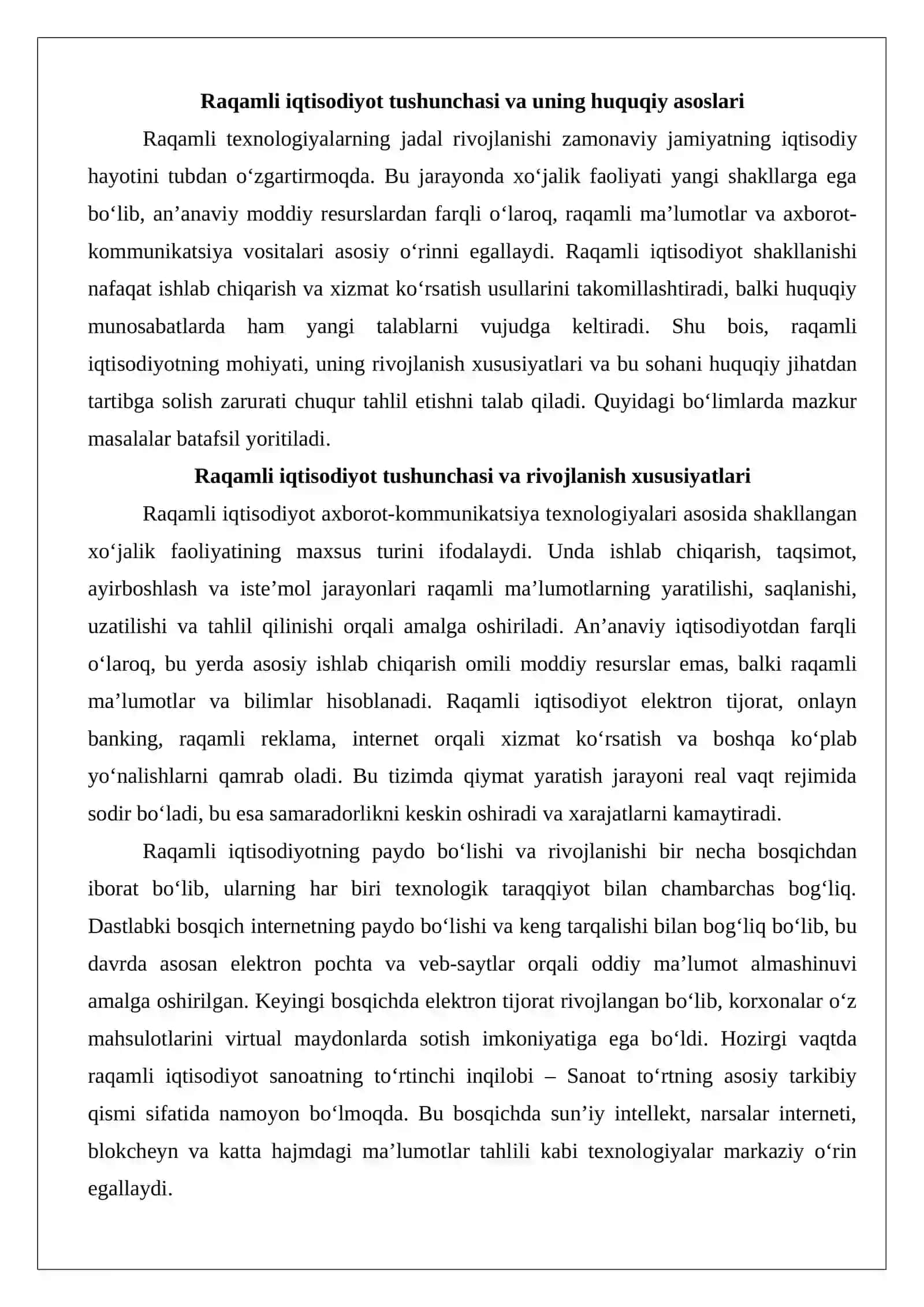 Raqamli iqtisodiyotni huquqiy tartibga solishning iyerarxik usullari 3