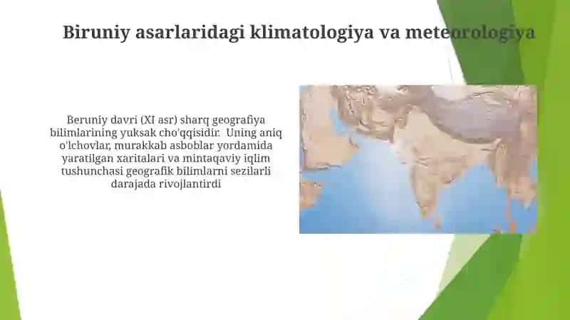 Õrta asr sharq olami geografiyasi tarixida Beruniy davri 3