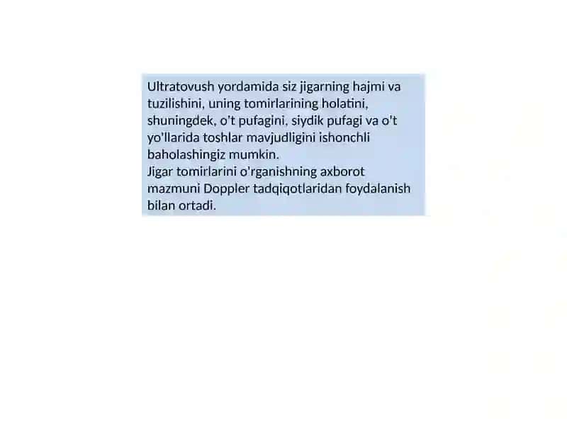 Jigarvao‘tyo‘llarini ultratovush tekshirish 3