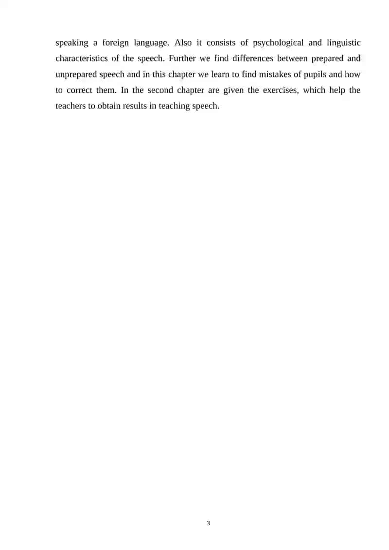 Teaching Speech Methodology 3