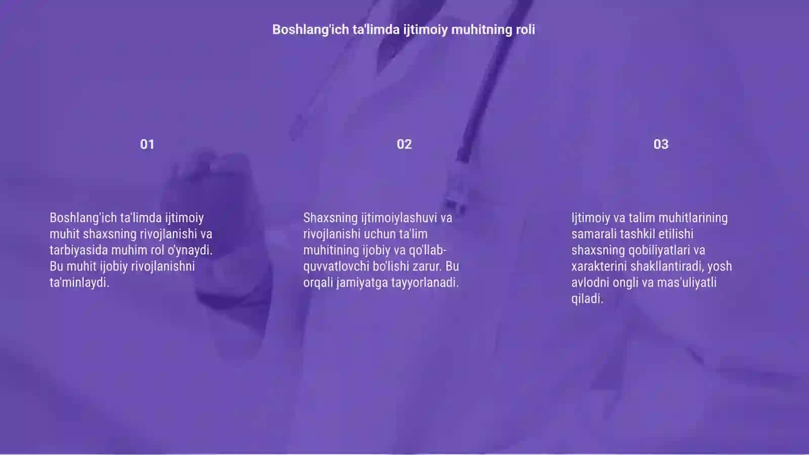 Boshlang'ich ta'limda ijtimoiy va talimiy muhit 3