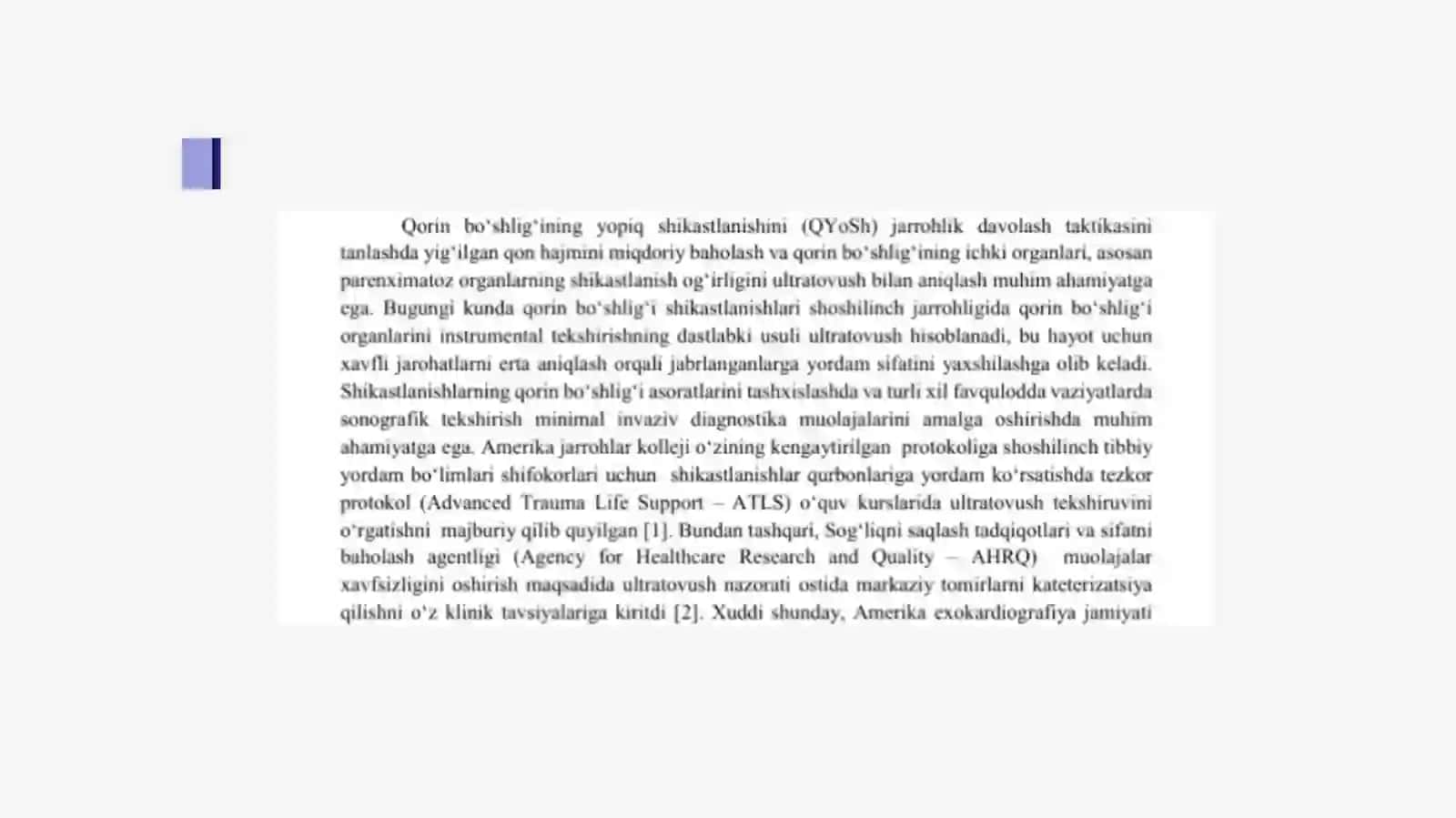 Ko’krak qafasi va Qorin bo’shlig’i a’zolari travmasi 3
