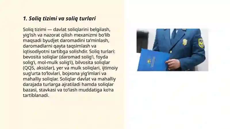 Soliqlar va yig‘imlar hisobi 3