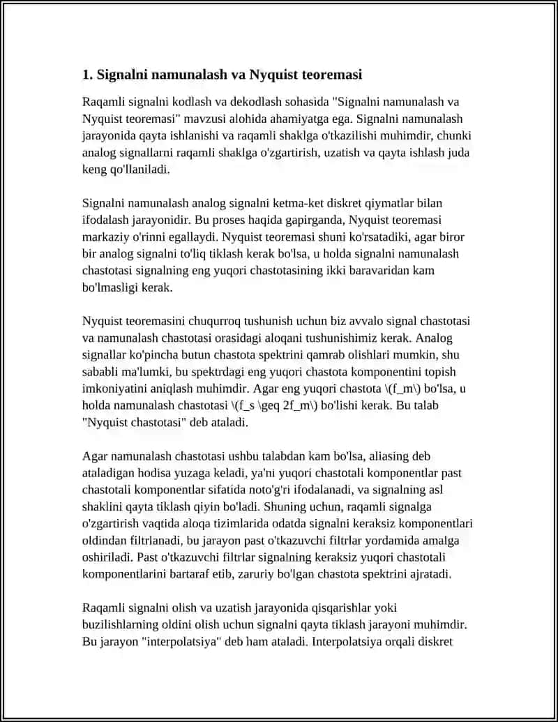 RAQAMLI SIGNALNI KODLASH VA DEKODLASH USULLARI 3
