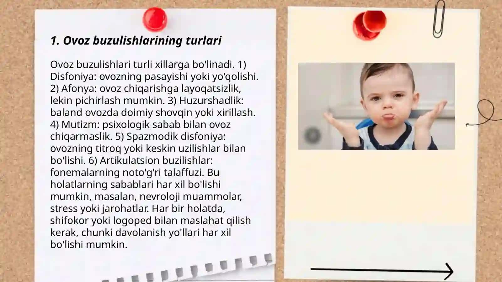 Ovoz buzulishlarida kamchilik bo'lgan bolaning psixologik xususiyatlari 3