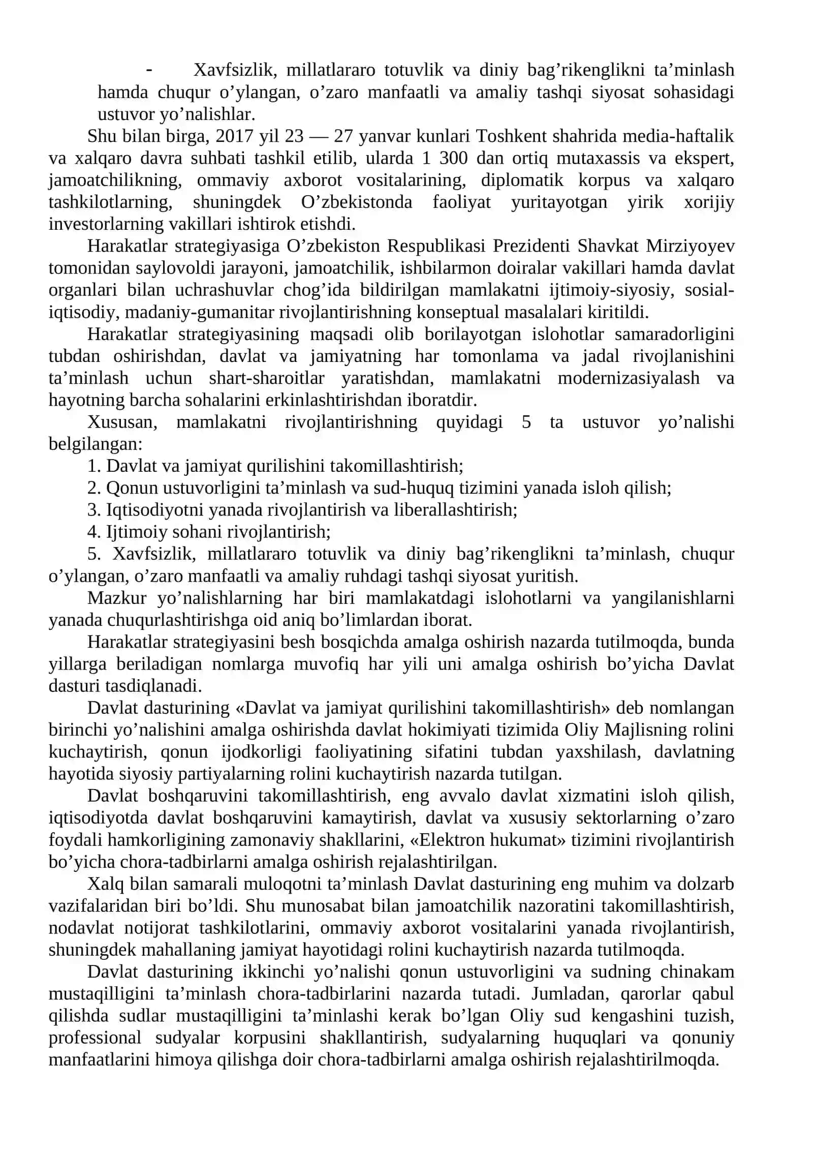 Yangilanayotgan O’zbekiston: milliy tiklanishdan – milliy yuksalish sari 3
