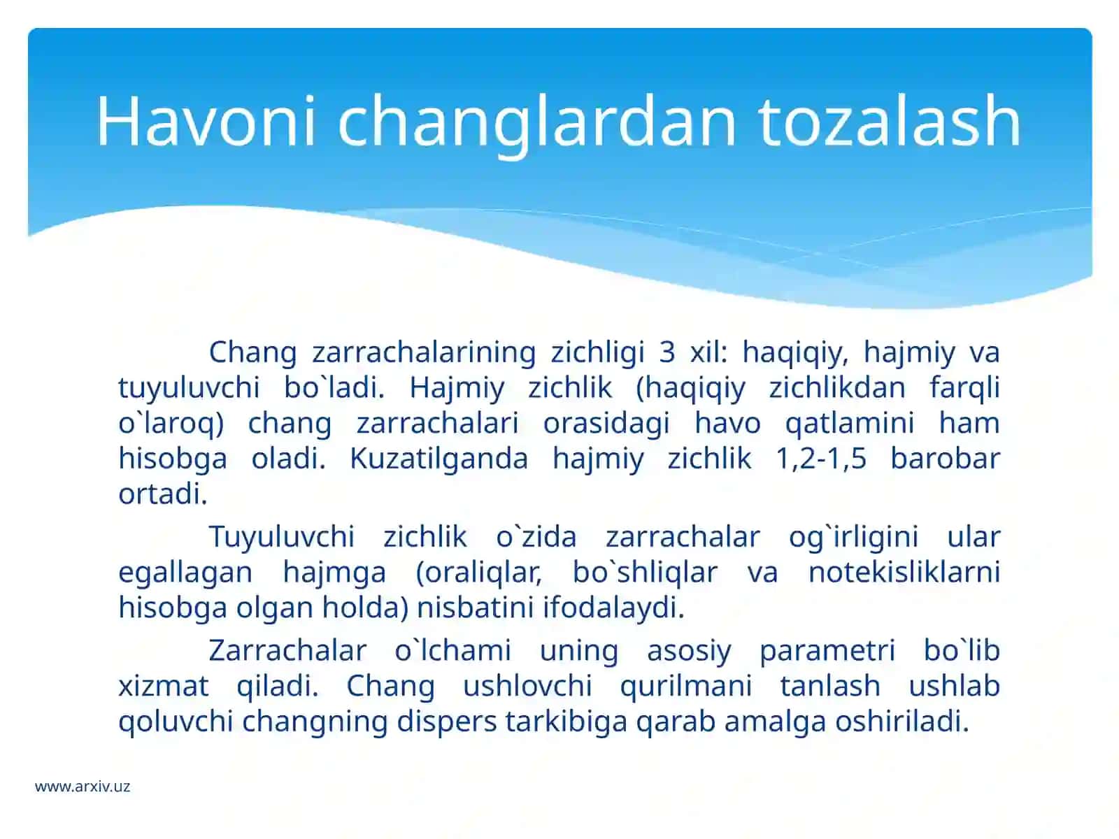 Chiqindisiz texnologiyalar va ularning turlari 3