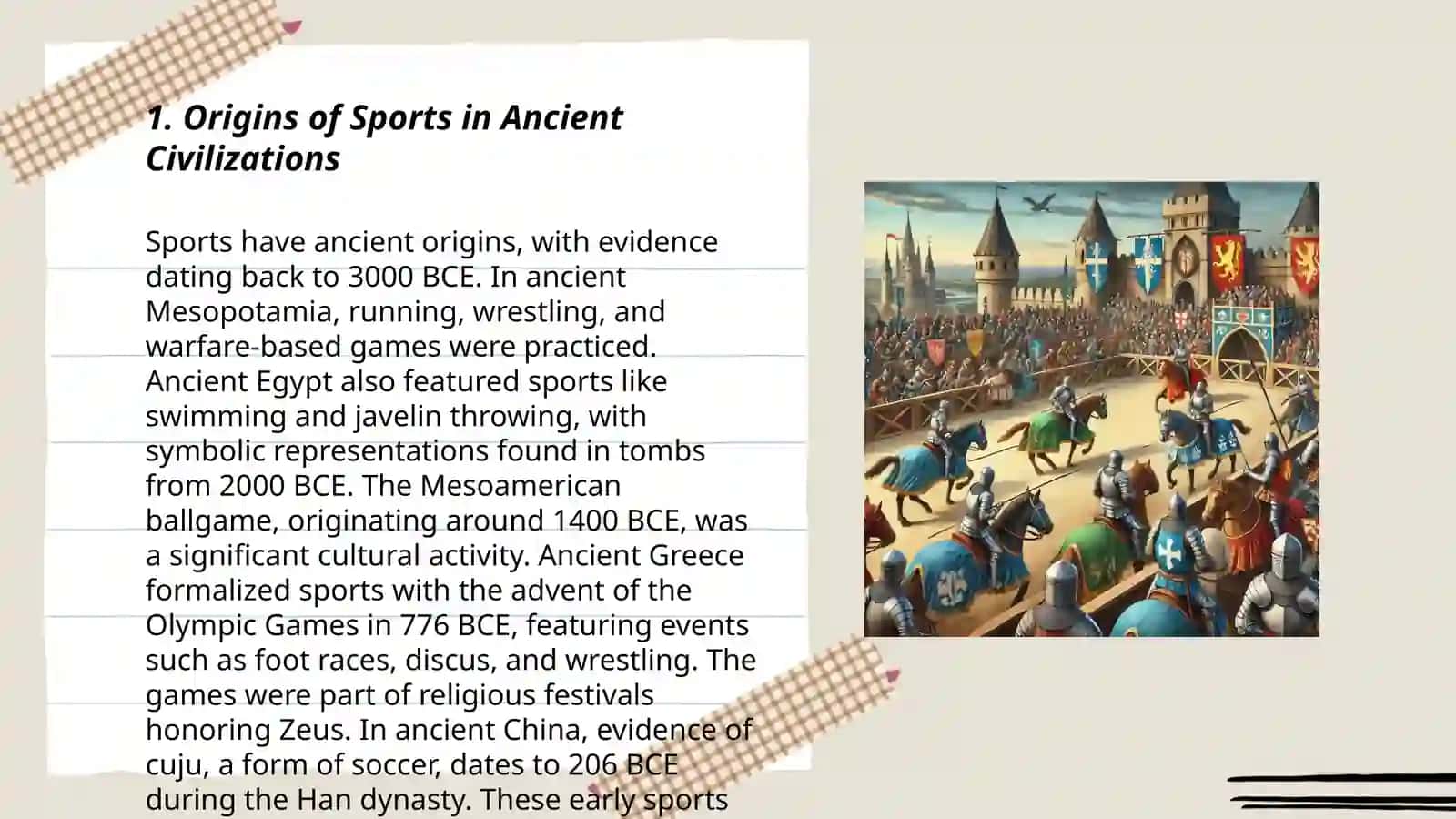 The Evolution of Sports: From Ancient Times to Modern Day 3
