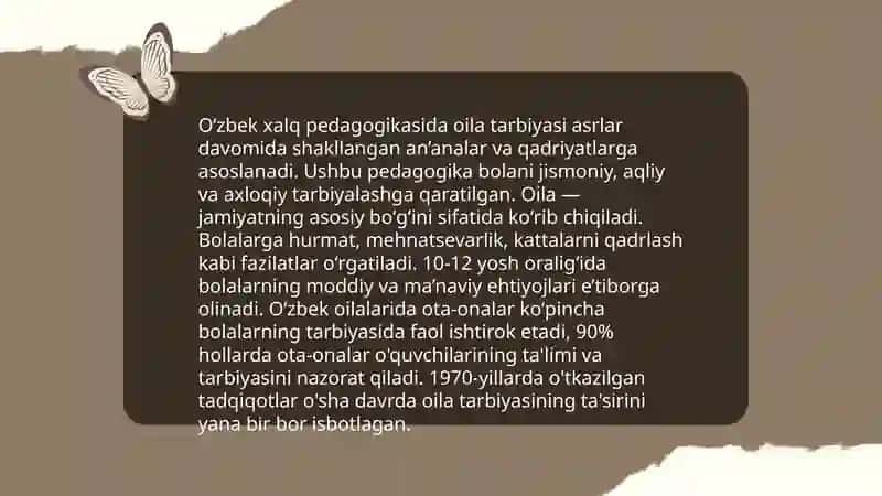 Oʼzbek xalq pedagogikasi va islom taʻlimotida ijtimoiy-pedagogik gʻoyalar 3
