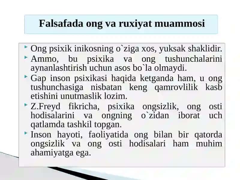 Bilish nazariyasi,asosiy muommolari va yunalshlari 3