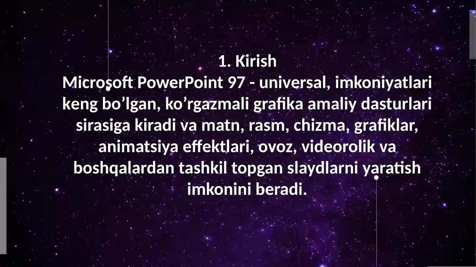 MS power point dasturida ishlash 3