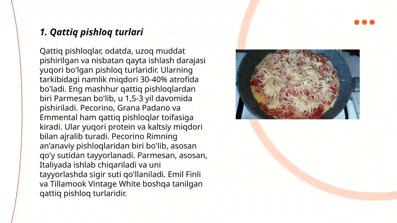 Buterbrodlar tayyorlash uchun mo'lhallangan pishloqlar 3