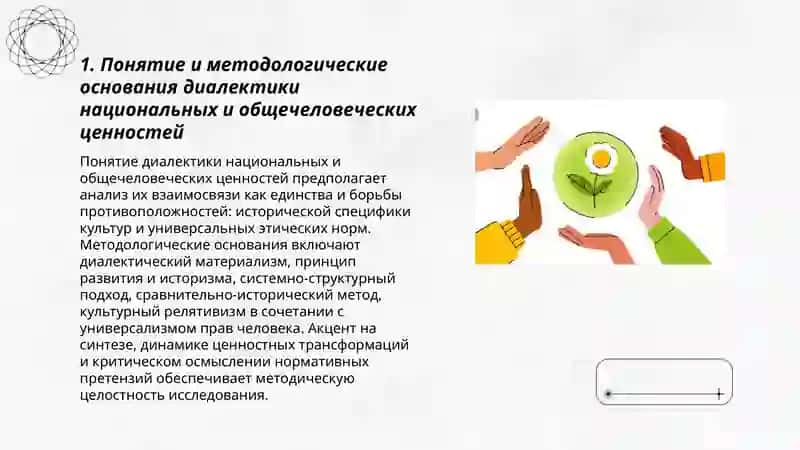 Диалектика национальных и общечеловеческих ценностей 3