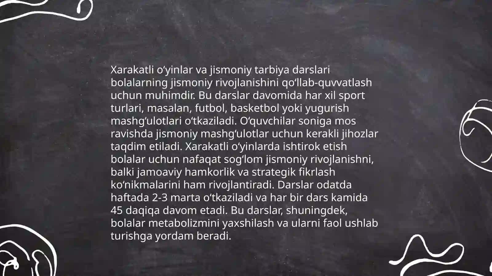 Xarakatli o‘yinlar va jismoniy tarbiya darslari 3