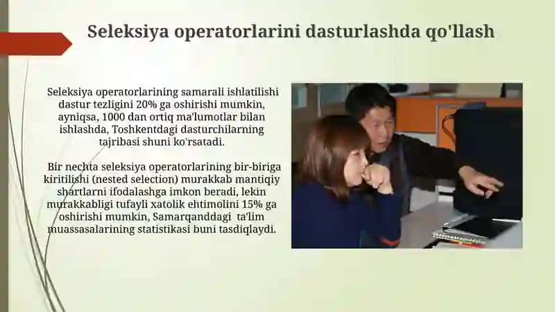 Interpretatorlar va kompilyatorlar 3
