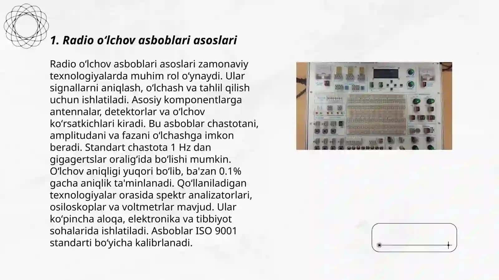 Radio oʻlchov asboblari yordamida elektronika passiv elementlarini tekshirish 3
