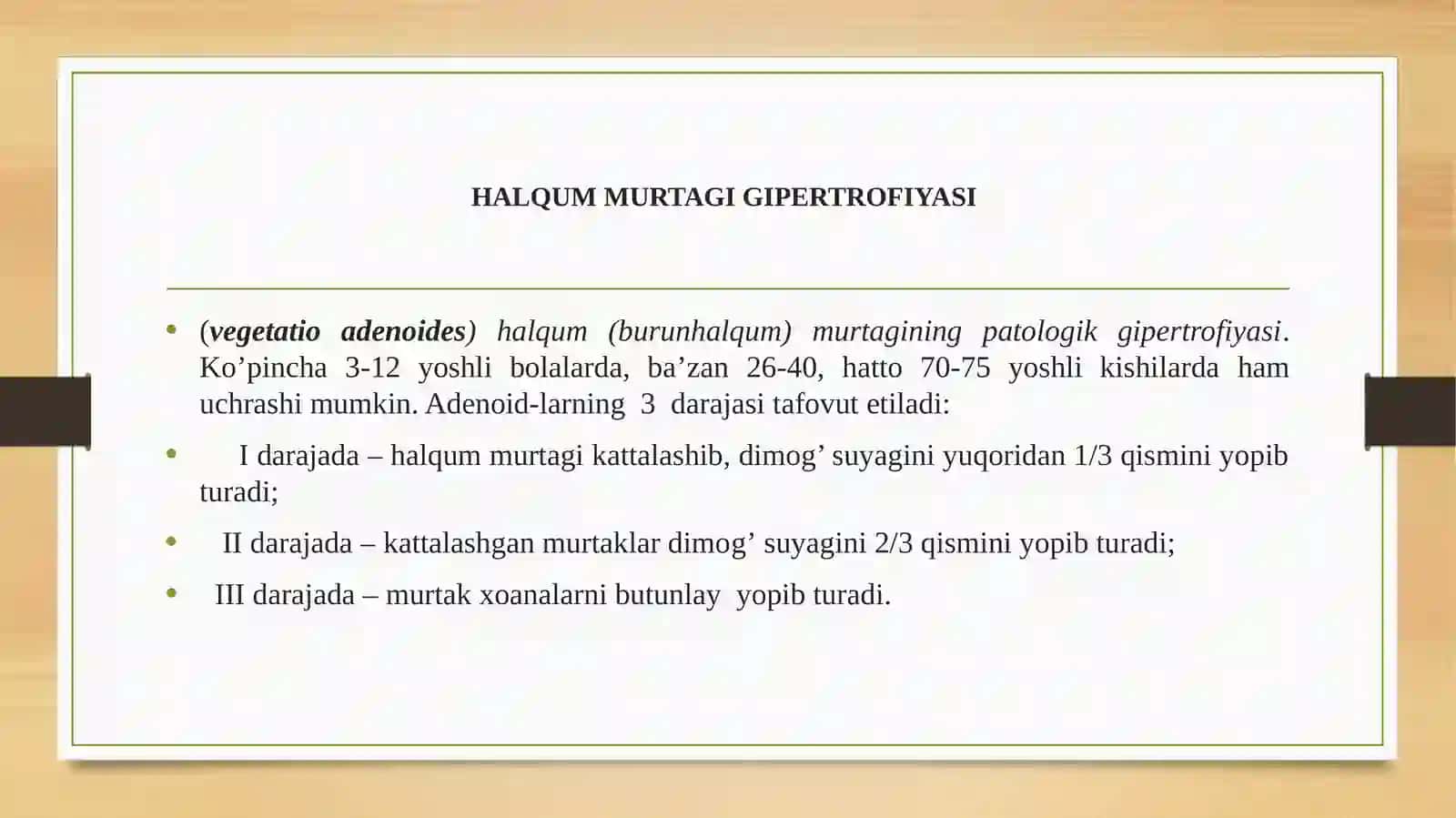 HALQUM MURTAGI GIPЕRTROFIYASI 3